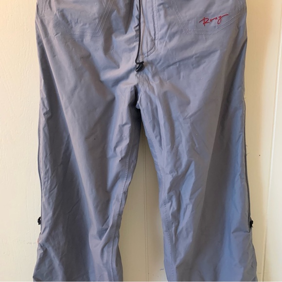 Roxy Snowboard / Ski Gray Pants Medium M - Picture 4 of 12
